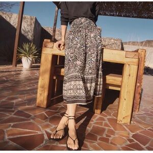 Marine Layer Corinne Floral Maxi Skirt